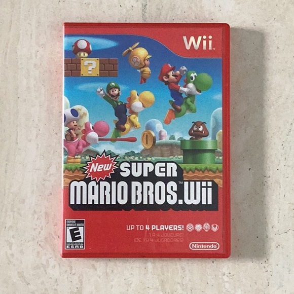 New Super Mario Bros. Wii Game Nintendo Complete In Box - Picture 5 of 5
